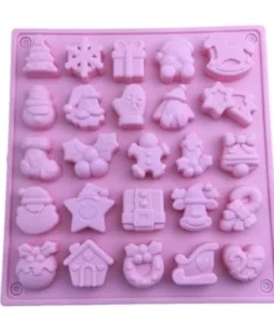 Vedini 25 even Christmas silicone mold cake pudding dessert mold soap baking utensils JKB-3207
