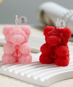 Alternative view of Vedini Rose Bear Bow Silicon Mold JKB-3204