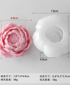 Vedini Peony flower silicon mold JKB-3183