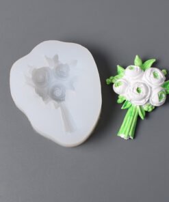 Alternative view of Vedini Peony Bouquet Silicon Mold JKB-3197