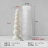 Vedini Ball Cylindrical Tapered Candle Ornaments Silicone Mold JKB-3188