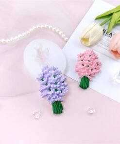 Vedini Lavender silicone mold chocolate fondant cake decoration baking mold handmade epoxy car aromatherapy plaster mold JKB-3126