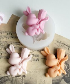 Alternative view of Hug Tulip Bunny Silicone Mold JKB-3196