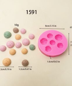 Alternative view of Vedini Ice Cream Shaped Silicone Mold JKB-3195