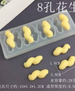 Vedini 8 Cavity Peanut/Groundnut Silicon Mold JKB-3235