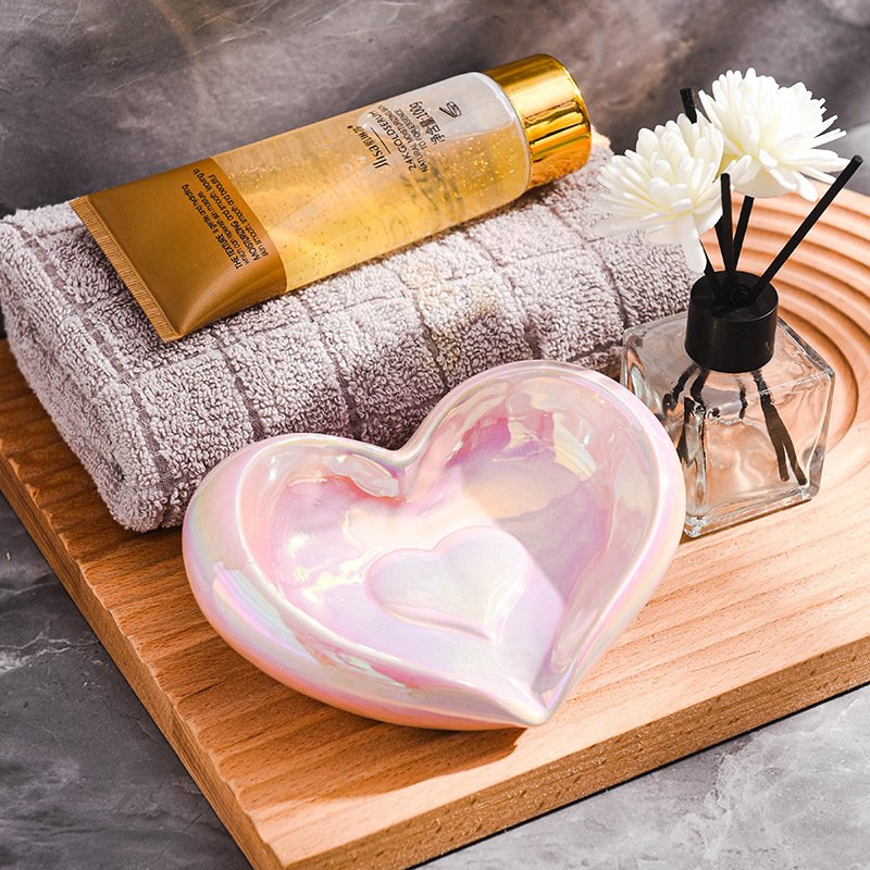 Vedini Heart shaped dish, candle cup, resin silicone mold, epoxy resin DIY seashell soap box, storage box JKB-3270 - Image 2