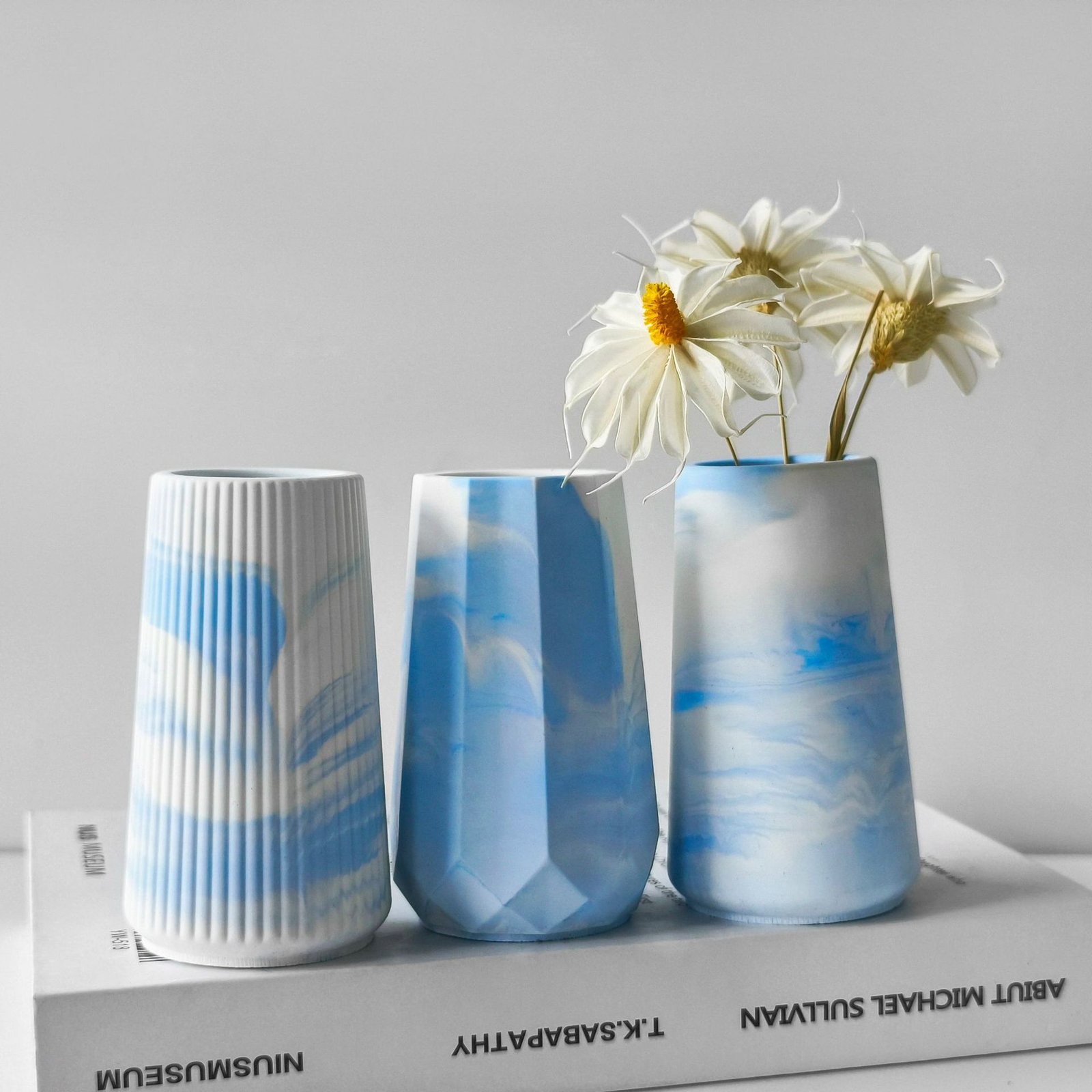 ribbed vase mold silicone vase mold