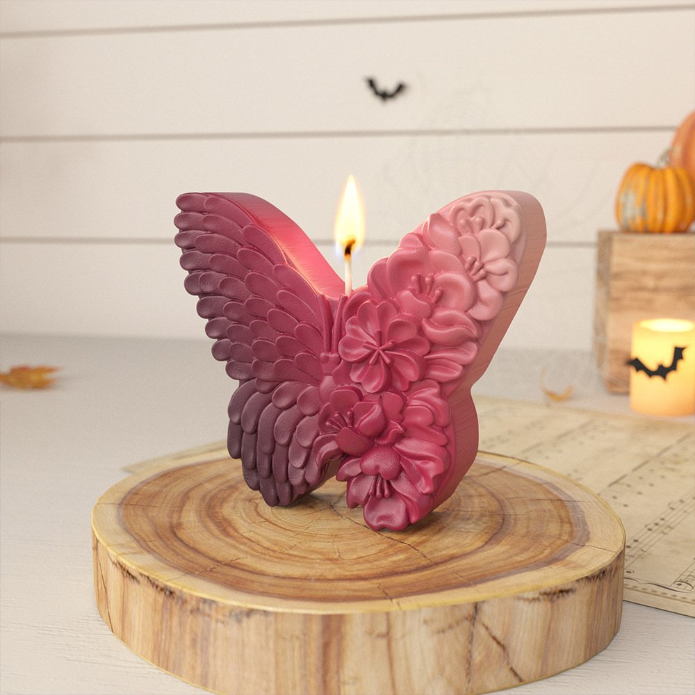 Vedini Flower Butterfly Candle Mold JKB-3279 - Image 2