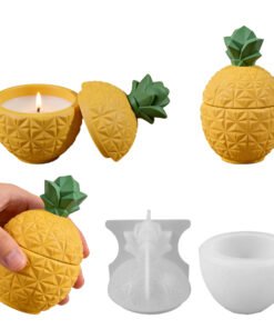Vedini Pineapple candle cup resin silicone mold epoxy DIY 3D pineapple storage box JKB-3266