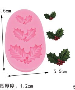 christmas silicone mold, holly leaf mold, christmas candle mold, silicone mold leaf design, resin christmas mold, chocolate christmas mold, diy candle mold india, festive mold silicone