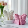 silicone bow mold for resin DIY bow candle mold soap mold bow shape