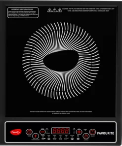 Alternative view of Pigeon by Stovekraft Favorite Induction Cooktop - With Crystal Glass, 1800 Watt, 7 Segments LED Display, Auto Switch Off, 1 pc