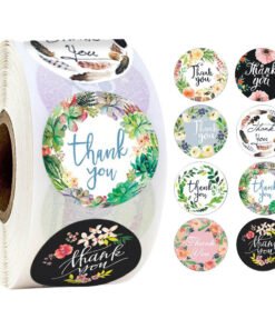 Thank you Sticker 1 inch and 1.5 inch Cu09