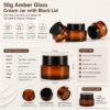 50ml jar new amber jar