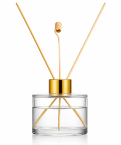 50ml diffuser bottle, reed diffuser bottle, glass diffuser bottle, golden cap diffuser bottle,