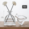 50ml clear glass reed diffuser bottle empty aroma fragrance container for home decor and DIY diffuser making
