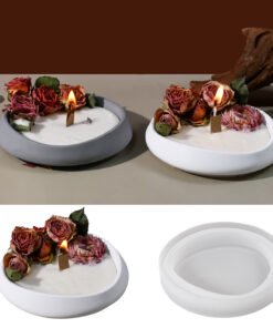 Vedini Concrete Irregular Wave Plate Silicone Mold JKB-3327