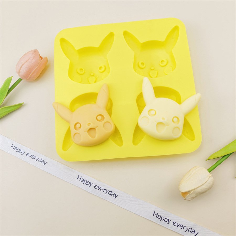 Vedini 4-Cavity Pokemon Silicone Mold JKB-3297