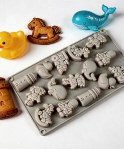 15 Cavity Girl Trojan Shape Cake Silicone Mold Chocolate Cookie Candy Baking Cake Mold JKB-3305