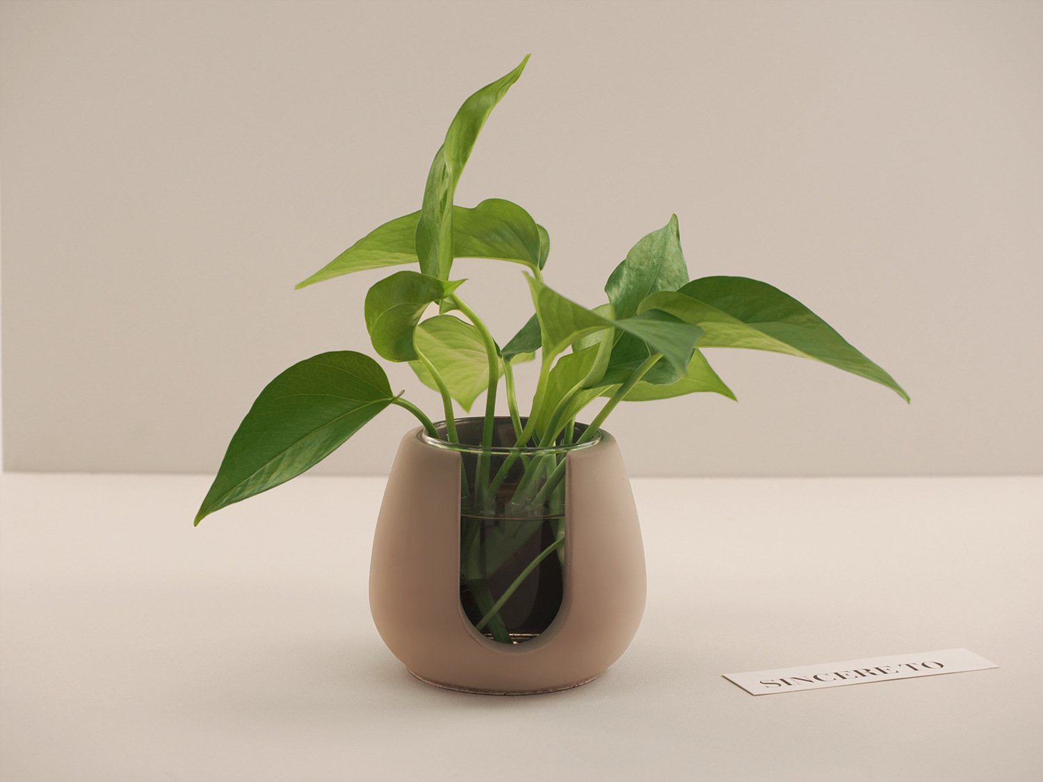 Concrete silicone mold for flowerpot wax melting stove and diffuser holder
