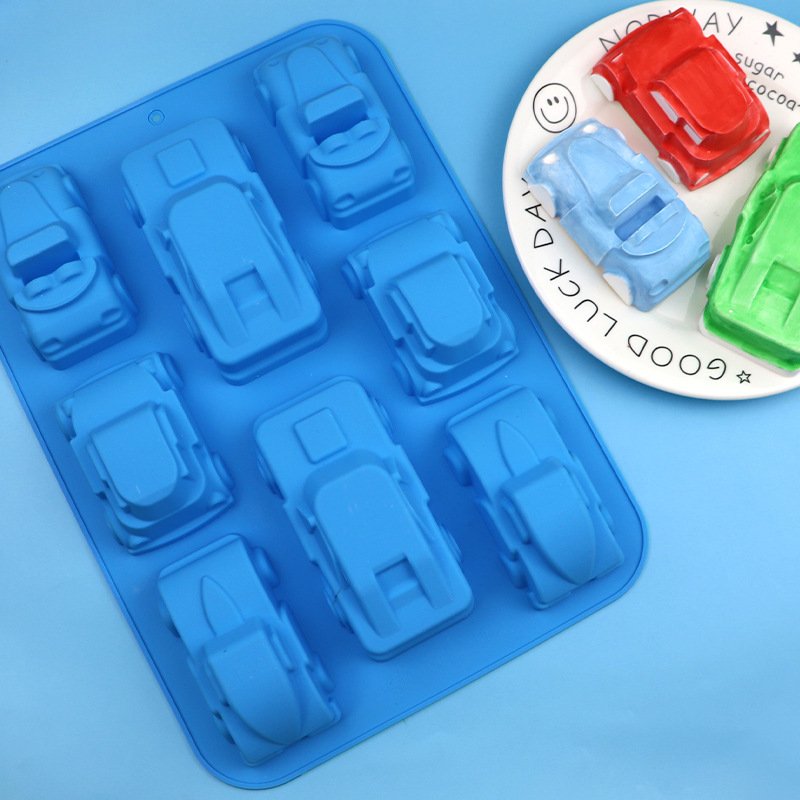 Vedini 8 Cavity Sports Car Silicone Mold JKB-3315