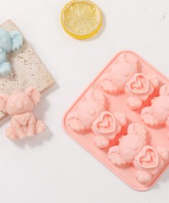 Vedini 4 Cavity Koala Animal Silicone Mold JKB-3309