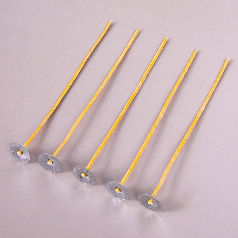Vedini Beeswax Coated Candle Wick 15cm For Candle Making (NO BLACK SMOKE BURNING ) - Image 3