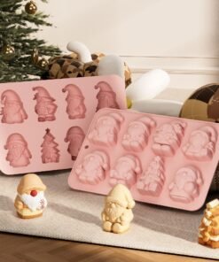 Vedini 8-Cavity Santa Claus Silicone Mold JKB-3311