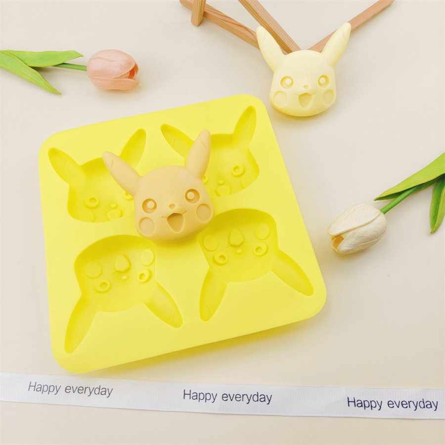 Vedini 4-Cavity Pokemon Silicone Mold JKB-3297 - Image 4