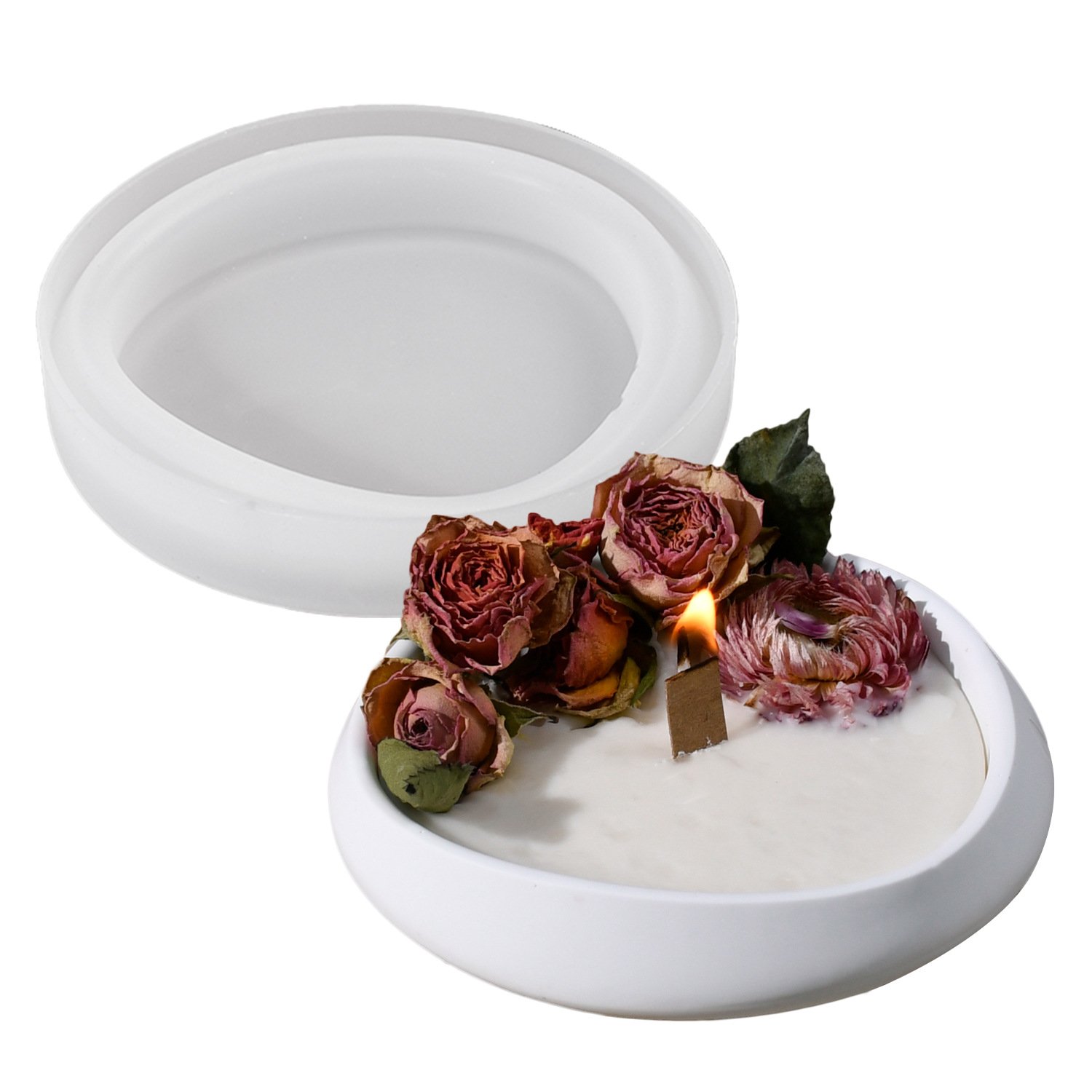 Vedini Concrete Irregular Wave Plate Silicone Mold JKB-3327 - Image 3