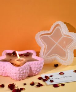Vedini Concrete Starfish Storage Box Silicone Mold For Making Candle,Resin and Crafts JKB-3331