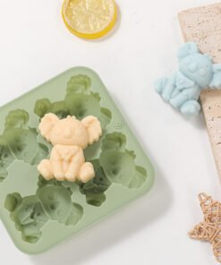 Alternative view of Vedini 4 Cavity Koala Animal Silicone Mold JKB-3309