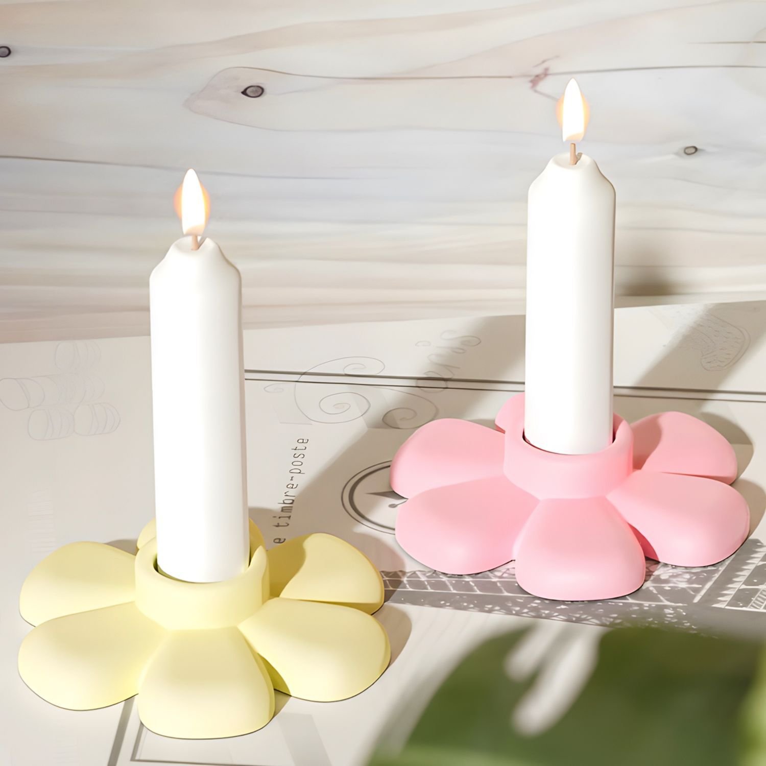 Vedini Concrete Flower Candle Holder Silicone Mold JKB-3325 - Image 6