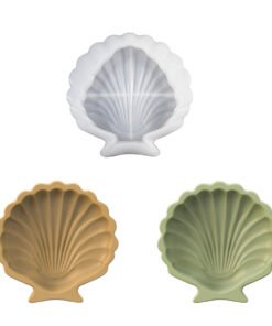 Alternative view of Vedini Concrete Ocean Shell Tray Silicone Mold JKB-3328