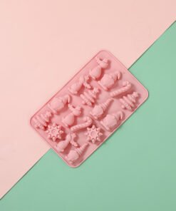 Vedini Christmas Cane Christmas Tree Silicone Mold Incense Mold Pinch Cake Decoration Mold Chocolate Silicone Mold Candle JKB-3312