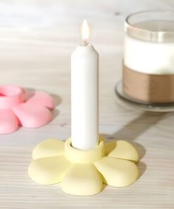 Vedini Concrete Flower Candle Holder Silicone Mold JKB-3325