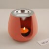 Reusable silicone mold for cement planter candle holder and home decor