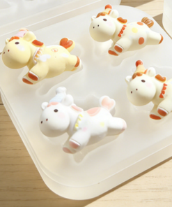 Vedini Unicorn Cute Animal-Shaped Silicone Mold, Candle, Plaster, Resin, Cake Decoration  JKB-3313
