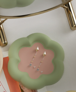 Vedini Concrete Flower Shape Tray Silicon Mold JKB-3313