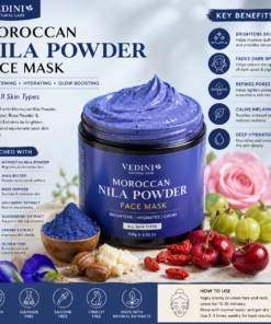 Vedini Moroccan Nila Powder Face Mask Jar