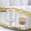 clear glass cork jar