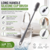 silicone bottle brush