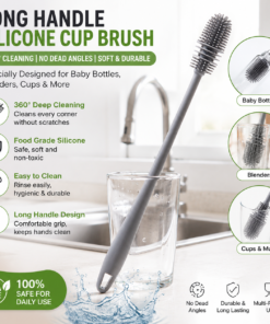 silicone bottle brush