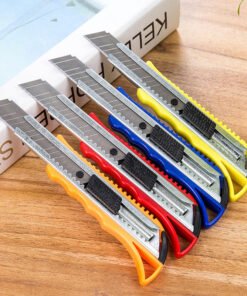 Stainless Steel Utility Knife | Heavy Duty Paper Cutter | Box Cutter Knife for Packaging, Office & Industrial Use