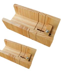 Vedini Wooden Soap Cutter with Plain & Zig Zag Cutter – Adjustable Handmade Soap Cutting Tool - Without Cutter