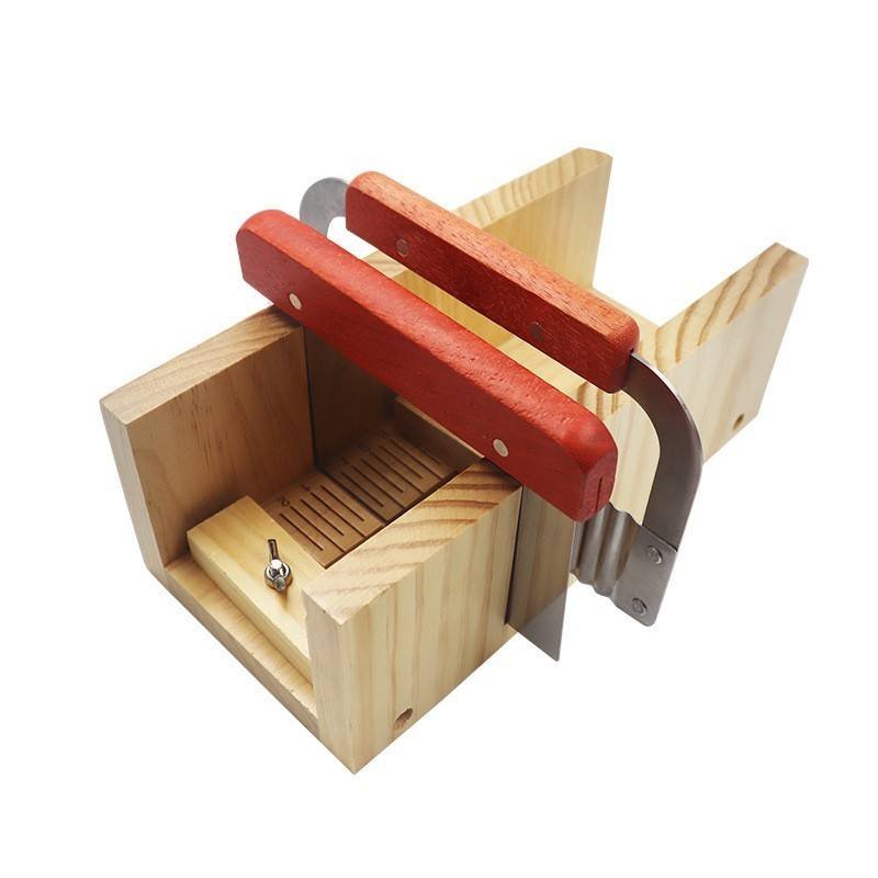 Vedini Wooden Soap Cutter with Plain & Zig Zag Cutter – Adjustable Handmade Soap Cutting Tool - Image 2