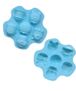 Alternative view of Vedini 6 Cavity Doremon Family Silicon Mold JKB-3332