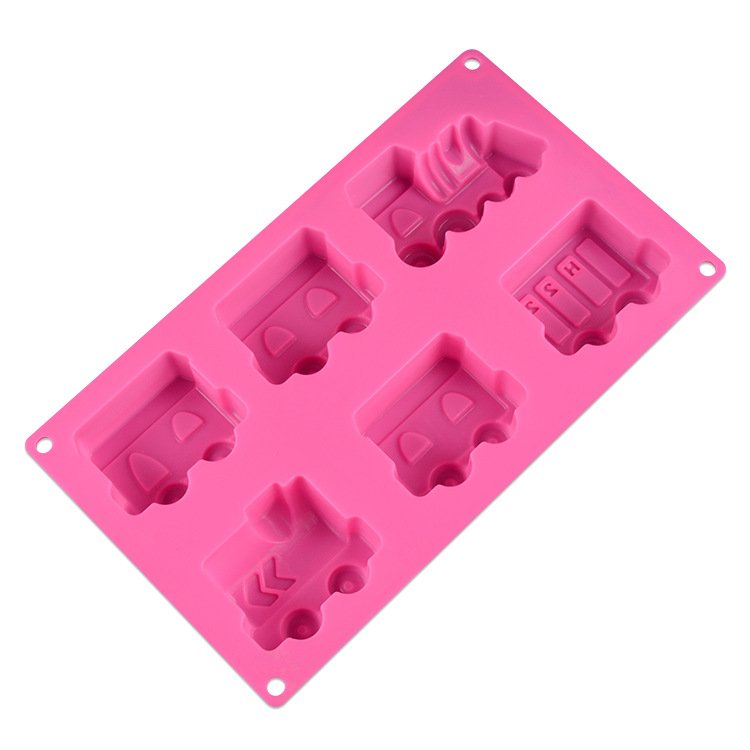 Vedini 6 Cavity Train Engine Silicone Mold JKB-3336 - Image 3