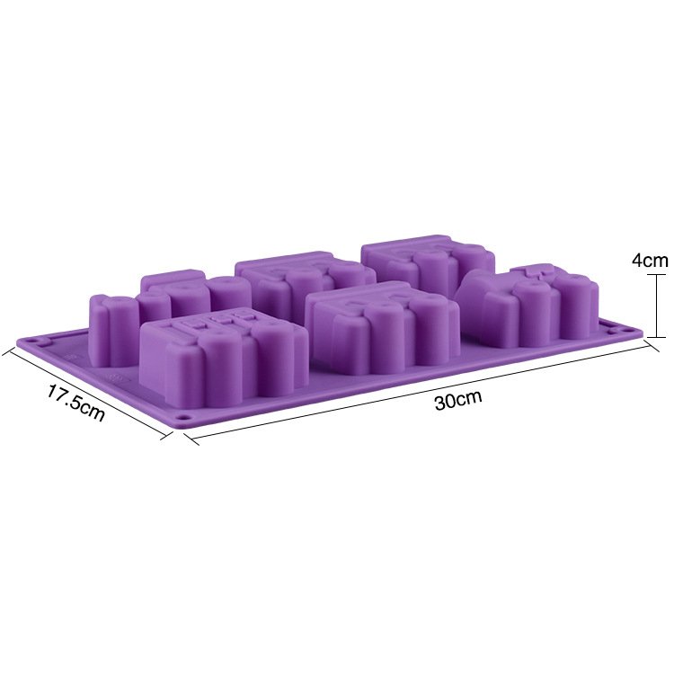 Vedini 6 Cavity Train Engine Silicone Mold JKB-3336 - Image 2