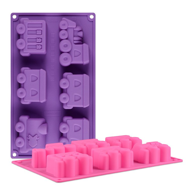 Vedini 6 Cavity Train Engine Silicone Mold JKB-3336